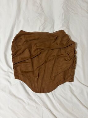 Women's Brown Corset Top
